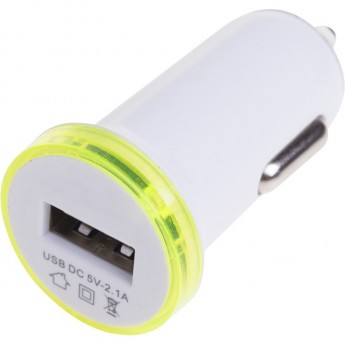 Автозарядка в прикуриватель REXANT USB 5 V 2100 mA белая