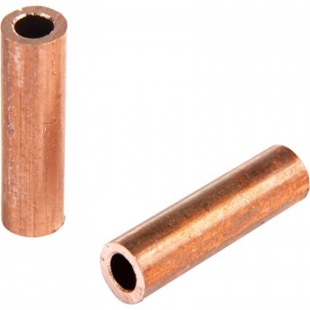 Гильза медная REXANT ГМ 10-5 (10мм² - Ø5мм) (в упак.100шт) Гильза медная REXANT ГМ 10-5 (10мм² - Ø5мм) (в упак.100шт)