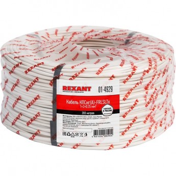 Кабель REXANT КПСНГ(А)-FRLSLTx 1x2x0.35 мм² огнестойкий 200 м Кабель REXANT КПСНГ(А)-FRLSLTx 1x2x0.35 мм² огнестойкий 200 м