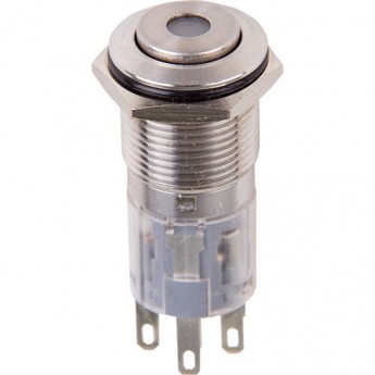 Кнопка антивандальная REXANT 16 12В фикс зеленая Кнопка антивандальная REXANT 16 12В фикс зеленая