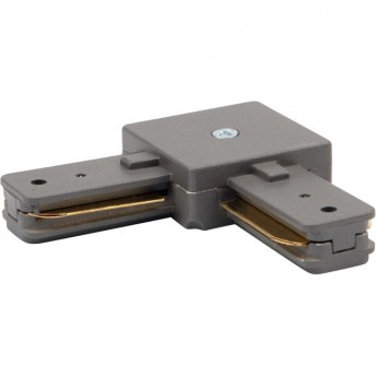 Коннектор REXANT L-образный для однофазного шинопровода серый