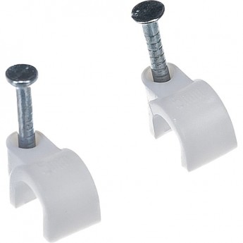 Крепеж кабеля REXANT круглый 4 мм, белый (упак. 20 шт) Крепеж кабеля REXANT круглый 4 мм, белый (упак. 20 шт)