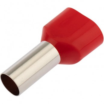 Наконечник штыревой REXANT втулочный изолированный F-14 мм 2х10 мм² (НШВи(2) 10-14/ Ги2 10-14) красный Наконечник штыревой REXANT втулочный изолированный F-14 мм 2х10 мм² (НШВи(2) 10-14/ Ги2 10-14) красный