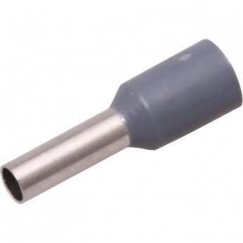 Наконечник штыревой REXANT втулочный изолированный F-18 мм 4 мм² (НШВи 4.0-18) серый Наконечник штыревой REXANT втулочный изолированный F-18 мм 4 мм² (НШВи 4.0-18) серый