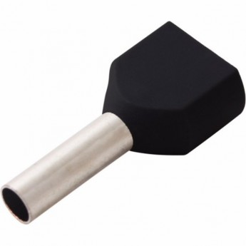 Наконечник штыревой REXANT втулочный изолированный F-8 мм 2х1.5 мм² (НШВи(2) 1.5-8/НГи2 1,5-8) черный Наконечник штыревой REXANT втулочный изолированный F-8 мм 2х1.5 мм² (НШВи(2) 1.5-8/НГи2 1,5-8) черный