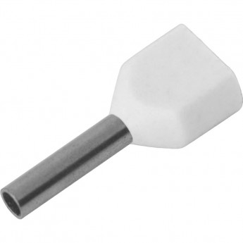 Наконечник штыревой втулочный изолированный REXANT НШВи(2) 0.5-8/НГи2 0,5-8 F-8 мм 2х0.5 мм² белый Наконечник штыревой втулочный изолированный REXANT НШВи(2) 0.5-8/НГи2 0,5-8 F-8 мм 2х0.5 мм² белый