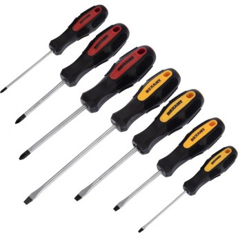 Отвертки REXANT крестовые и шлицевые 7 шт.