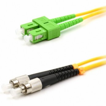 Патч-корд REXANT 9/125 SC/APC-FC/UPC PVC оптический переходной 5м