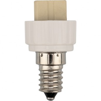 Переходник цокольный REXANT E14-G9 белый