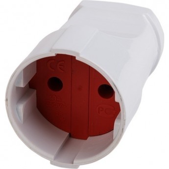 Розетка разборная REXANT без з/к 10А белая