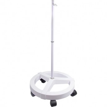 Стойка (штатив) напольная REXANT SMP-2 мобильная для луп с подсветкой, круглая, белая