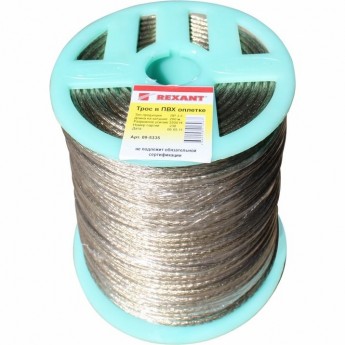 Трос стальной REXANT 3.5 мм, 200 м Трос стальной REXANT 3.5 мм, 200 м