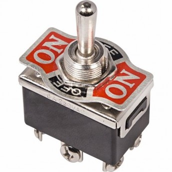 Тумблер REXANT 15А (6c) ON-OFF-(ON) двухполюсный Тумблер REXANT 15А (6c) ON-OFF-(ON) двухполюсный