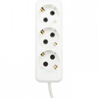 Удлинитель REXANT 3 гнезда 3 м 3х1.0 мм² с/з белый Удлинитель REXANT 3 гнезда 3 м 3х1.0 мм² с/з белый