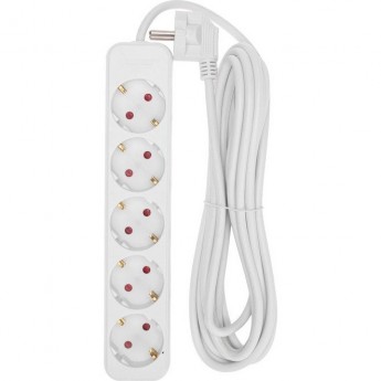 Удлинитель REXANT STANDARD 5 гнезд 5м, 3х1,0мм² белый Удлинитель REXANT STANDARD 5 гнезд 5м, 3х1,0мм² белый