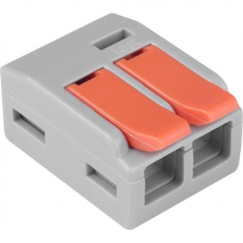 Универсальная клемма REXANT СМК 222-612/221-612, 2-проводная серая 0,5-4/6 мм² (50 шт/уп) Универсальная клемма REXANT СМК 222-612/221-612, 2-проводная серая 0,5-4/6 мм² (50 шт/уп)