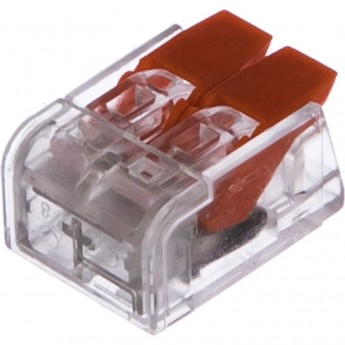 Универсальная компактная клемма REXANT СМК 221-412, 2-проводная до 4,0 мм² (50 шт/уп) Универсальная компактная клемма REXANT СМК 221-412, 2-проводная до 4,0 мм² (50 шт/уп)