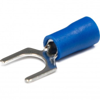 Вилочный наконечник REXANT изолированный (5.3мм) 1.5-2.5мм² синий
